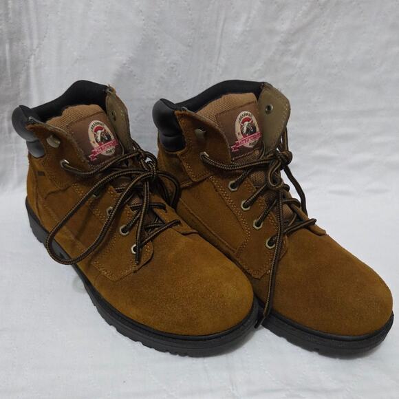 Brahma Men's Brown Waterproof Hiking Boots with Oil Resistant Sole size 10W - Picture 1 of 7